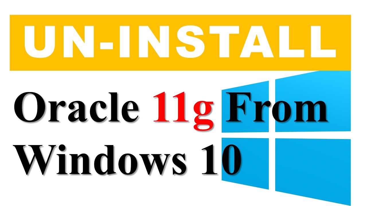 Uninstall oracle 11g linux